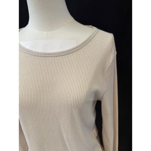 Old Navy Womens Ribbed Long Sleeve Top - Picture 2 of 4